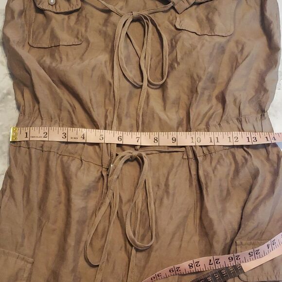 Vintage Lipstick Tan Jumpsuit - Picture 9 of 10